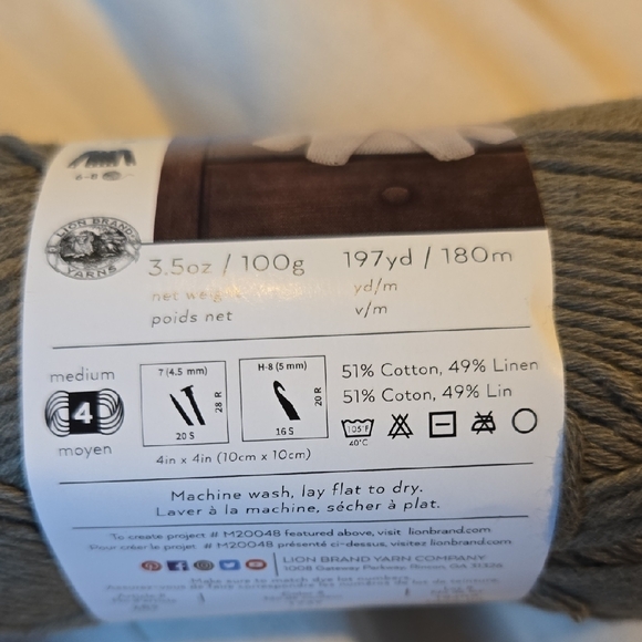 Lion Brand Touch Of LinenYarn Bundle - Picture 7 of 7